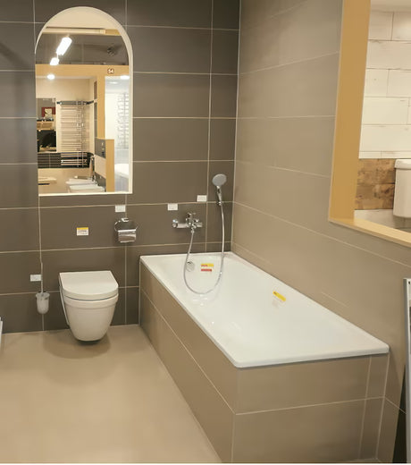 Stačiakampė vonia Multi 170x70 cm iš emaliuoto plieno pro kairinei ir dešininei orientacijai