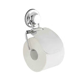 Chrominis tualetinio popieriaus laikiklis su dangteliu Multi Ecoloc su siurbtuku, montuojamas be gręžimo.