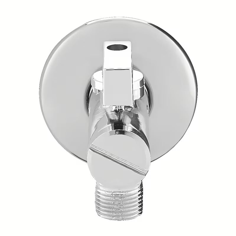 Chrominis kampinis ventilis su integruotu filtru pro prijungimas praustuvo maišytuvai arba KLOZETAS