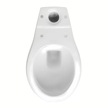 Baltas PASTATOMAS klozetas Multi Eur klasikinio stiliaus, su galiniu nuotaku ir DualFlush mechanizmu