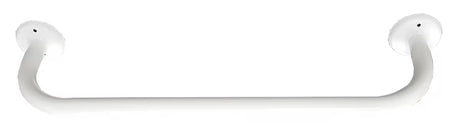 Baltos sieninės metalinės vonios kambario rankena Multi pro saugesniam judėjimui ir lengvesniam atsistojimui.