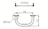 Elegantiškas sieninė muilinė Multi, chromo apdaila, suapvalinto dizaino