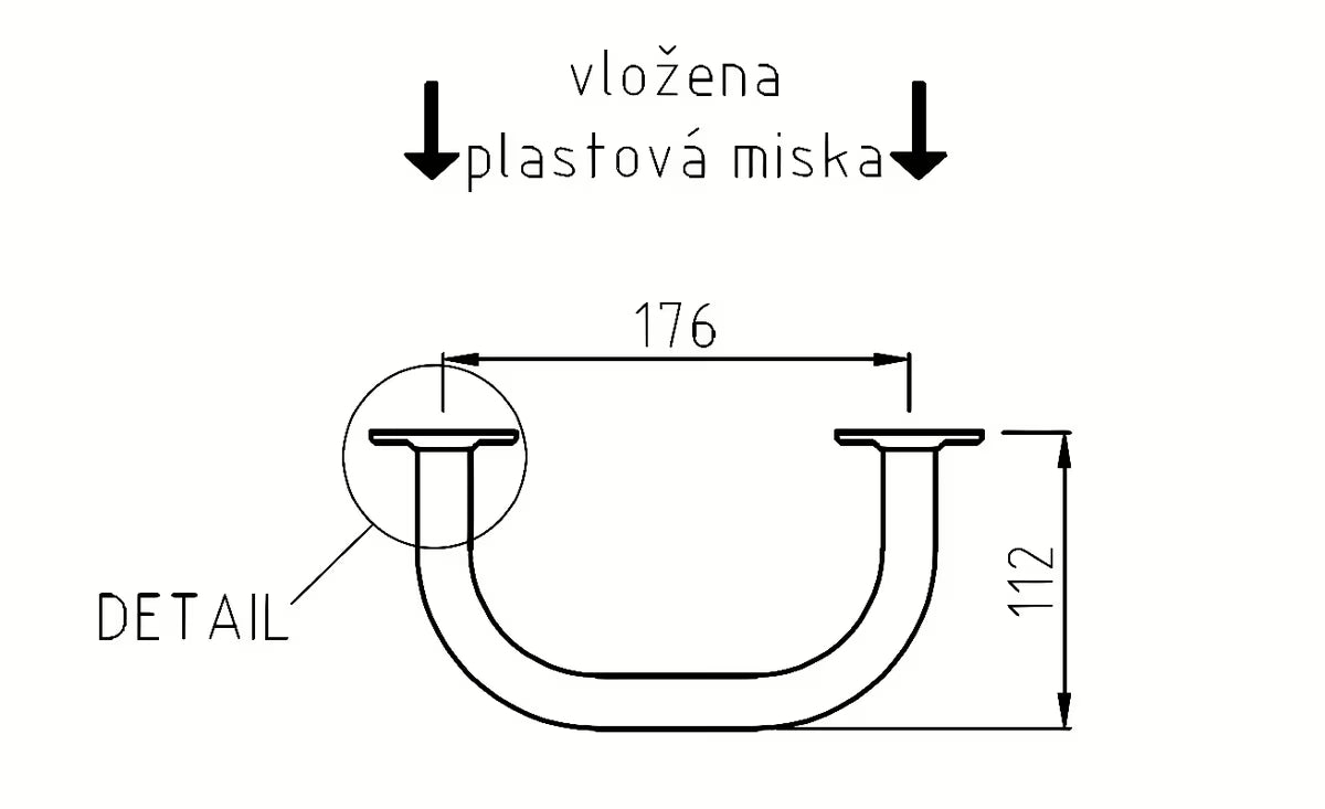 Elegantiškas sieninė muilinė Multi, chromo apdaila, suapvalinto dizaino