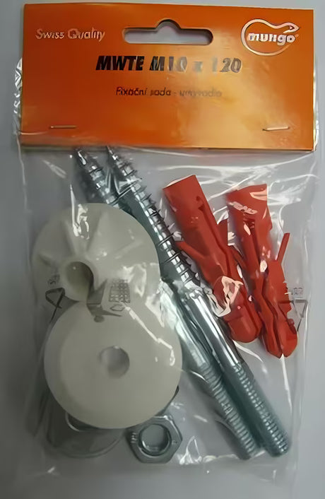 praustuvai tvirtinimo rinkinys kaip montavimo paketas pro praustuvai arba spintelės su praustuvu montavimui.
