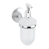 Elegantiškas skysto muilo dozatorius Multi Simple, chrome pro kasdieniam naudojimui vonios kambaryje.