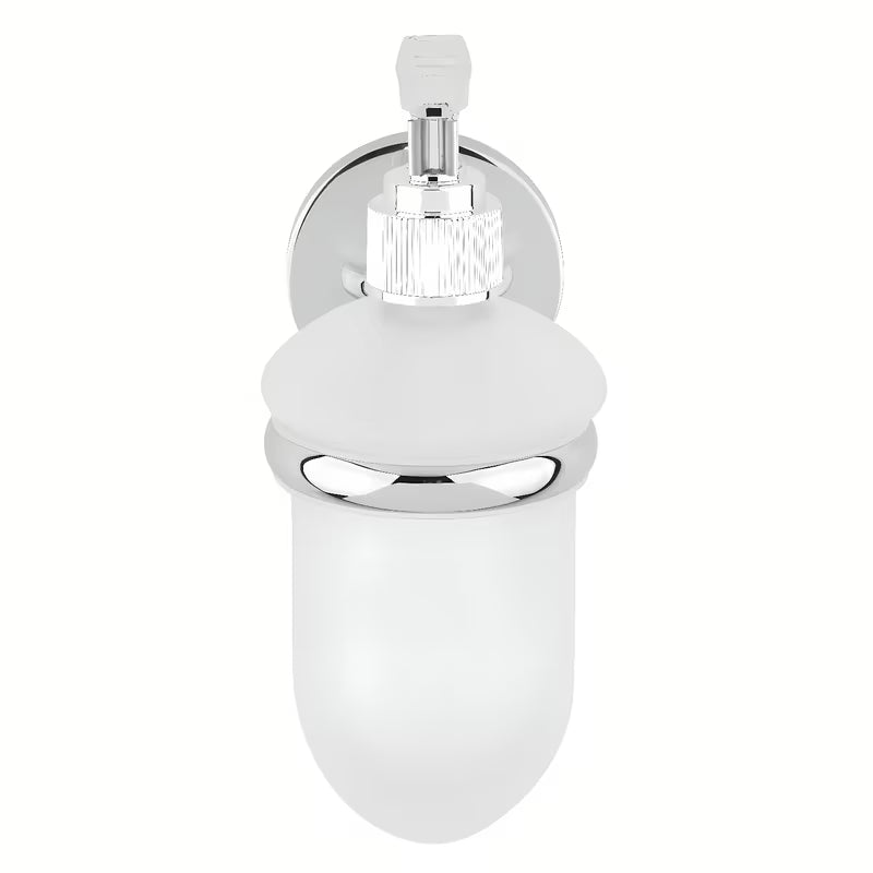 Elegantiškas skysto muilo dozatorius Multi Simple, chrome pro kasdieniam naudojimui vonios kambaryje.