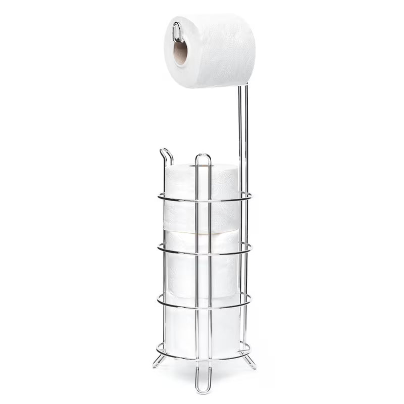 Laisvai pastatomas tualetinio popieriaus laikiklis Multi Chrome su dozatoriumi