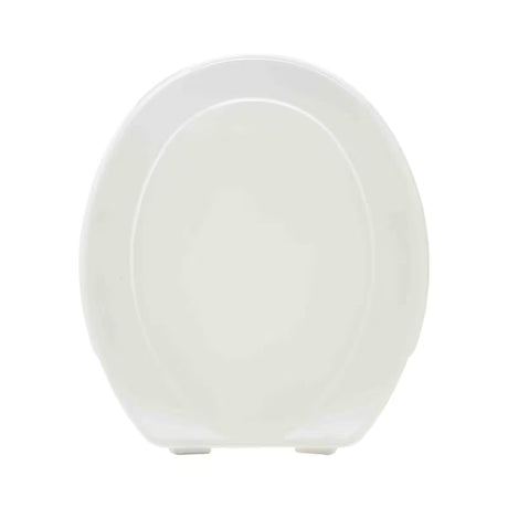 Balta KLOZETO dangtis Multi iš termoplasto su plastikiniais vyriais ir paslėptu tvirtinimu