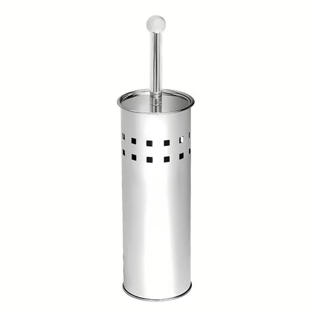 Laisvai pastatomas WC šepetys Multi Chrome su elegantišku apvaliu dizainu vonios kambariui.