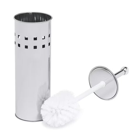 Laisvai pastatomas WC šepetys Multi Chrome su elegantišku apvaliu dizainu vonios kambariui.