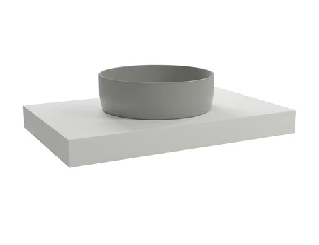 Naturel Dolce pakabinama stalviršis praustuvui 80x50x8 cm, baltas matinis (white matt)