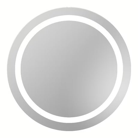 Apvalus LED veidrodis Naturel Iluxit 67 cm su šaltai baltu apšvietimu be jungiklio