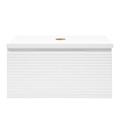 Pakabinama spintelė po praustuvu Naturel Savona 98x43x44,8 cm, baltos blizgios apdailos