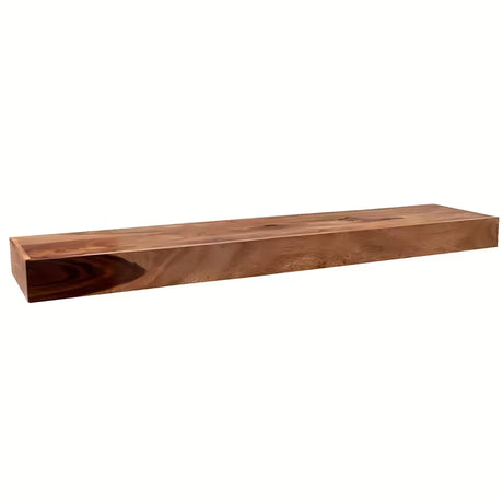 Sieninis Lentynėlė Naturel Wood iš masyvaus palisandro, su matiniu paviršiumi ir išraiškinga medžio tekstūra.