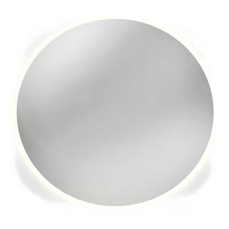 Apvalus LED veidrodis Naturel 60x60 cm vonios kambariui, IP44, su šaltai balta 6000 K šviesa