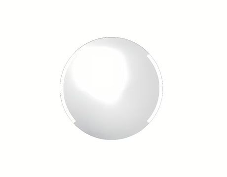 Apvalus vonios kambario LED veidrodis Naturel, 60 cm skersmens, su apšvietimu ir aliuminio rėmu