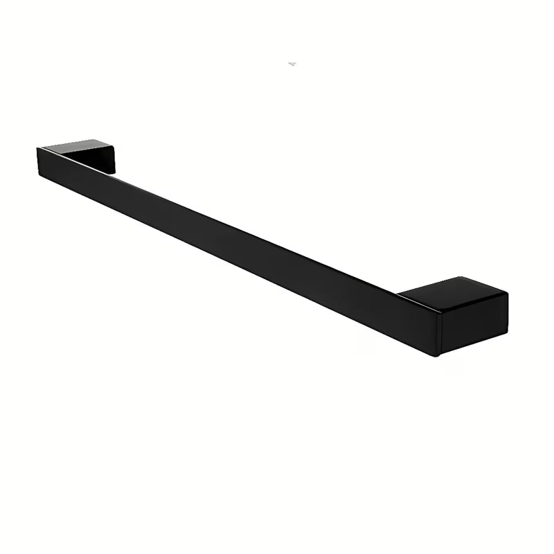 Juodas matinis rankšluosčio laikiklis Nimco Kibo pro sulankstytiems rankšluosčiams iki 70 cm