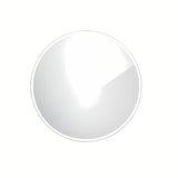 Apvalus LED vonios kambario veidrodis Nimco su perimetriniu apšvietimu, skersmuo 80 cm.