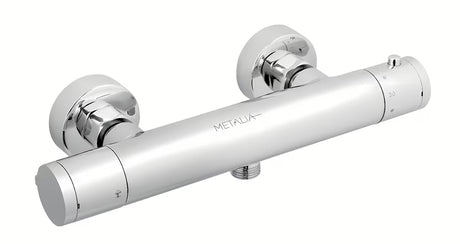 Novaservis Metalia 54 termostatinė dušo maišytuvas chromo spalvos, su apatiniu vandens išvadu