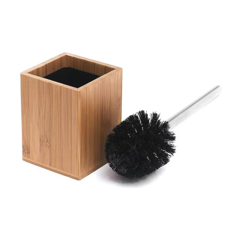 Laisvai pastatomas WC šepetys Optima, bambuko medienos, paprasto dizaino