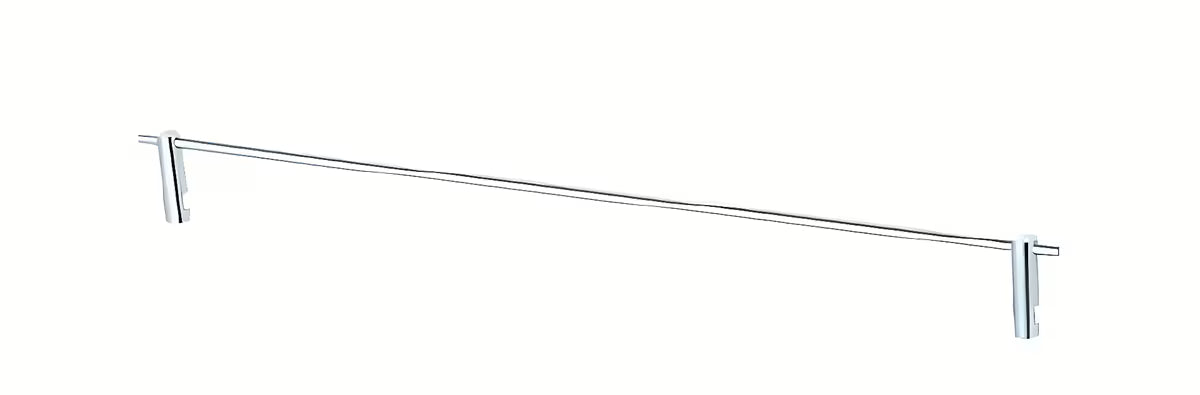 Atsarginis Optima strypas, chromo spalvos, skirtas pro vonios aksesuarai SPI24, DON24 ir VAL24.