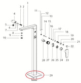 Atsarginis dangtelis Optima skirtas pro modeliui OPBVANBAT002 pro apsaugai ir lengvam pakeitimui.