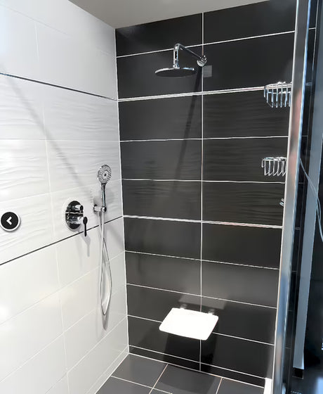 Apvali žalvarinė viršutinis dušas Optima Chrome, 20 cm skersmens, chromo spalvos