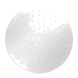 Apvali žalvarinė viršutinis dušas Optima Chrome, 30 cm skersmens, chromo spalvos.