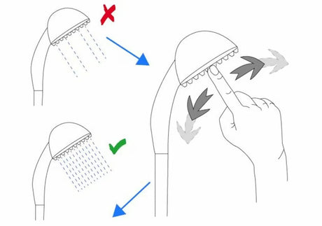 Optima rankinio dušo komplektas chromo spalvos su rankine dušo galvute, laikikliu ir dušo žarna