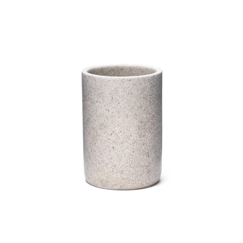 Dėžutė Optima Poly, light-limestone spalvos, iš polirezino, vonios kambariui