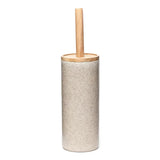 WC šepetys Optima Poly, light-limestone atspalvio, iš polirezino ir medžio