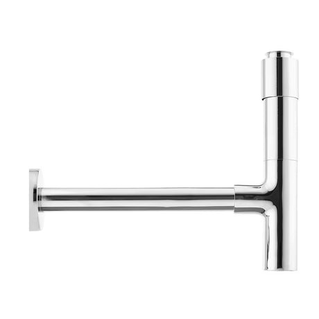 Dizaineriškas praustuvo sifonas Optima Chrome, apdaila – chrome pro, skersmuo 32 mm