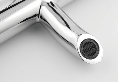 Termostatinė sieninė vonios maišytuvas Optima Chrome chromo spalvos be dušo komplekto.