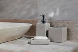 Laisvai pastatomas WC šepetys Optima Supera iš polirezino, light-limestone spalvos