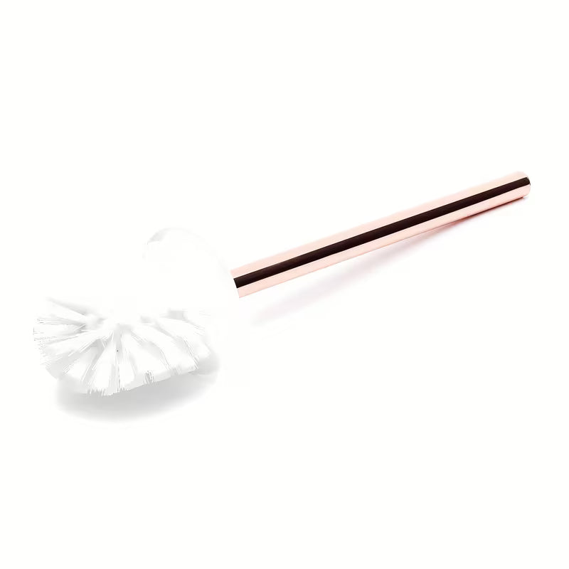 Laisvai pastatomas WC šepetys Optima Tera su light-limestone dekoru, rose gold spalvos.