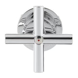 Chromuota potinkinė praustuvo maišytuvas Paffoni Cruz su ventiliniu valdymu ir kryžmine rankenėle.
