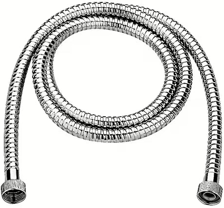 Chromuota metalinė dušo žarna Paffoni, 100 cm ilgio, su 1/2”Gx1/2”G sriegiais.