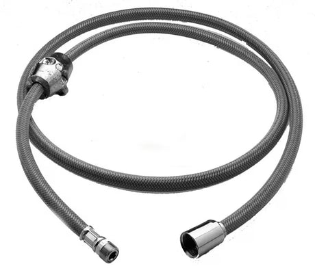 Nailoninė dušo žarna Paffoni pro ištraukiamam dušeliui, 150 cm ilgio, su 1/2" ir M15x1 jungtimis.