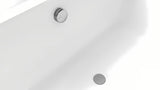Chromuotas automatinis sifonas voniai Polysan su trosu 600 mm ir 72 mm kamščiu