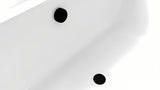 Juodas automatinis sifonas voniai Polysan su trosu 800 mm ir 72 mm kamščiu