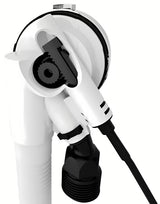 Chromuotas automatinis sifonas voniai Polysan su pripildymu, trosu 800 mm ir reguliuojamu aeratoriumi