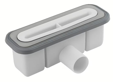 Polysan Kazuko Supersteel sifonas dušo padėklui su matiniu nerūdijančio plieno dangteliu ir 40 mm nuotaku