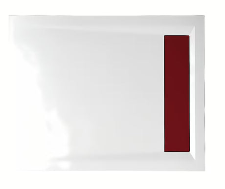 Balta stačiakampis dušo padėklas Polysan Varesa 100x80 cm iš lieto marmuro