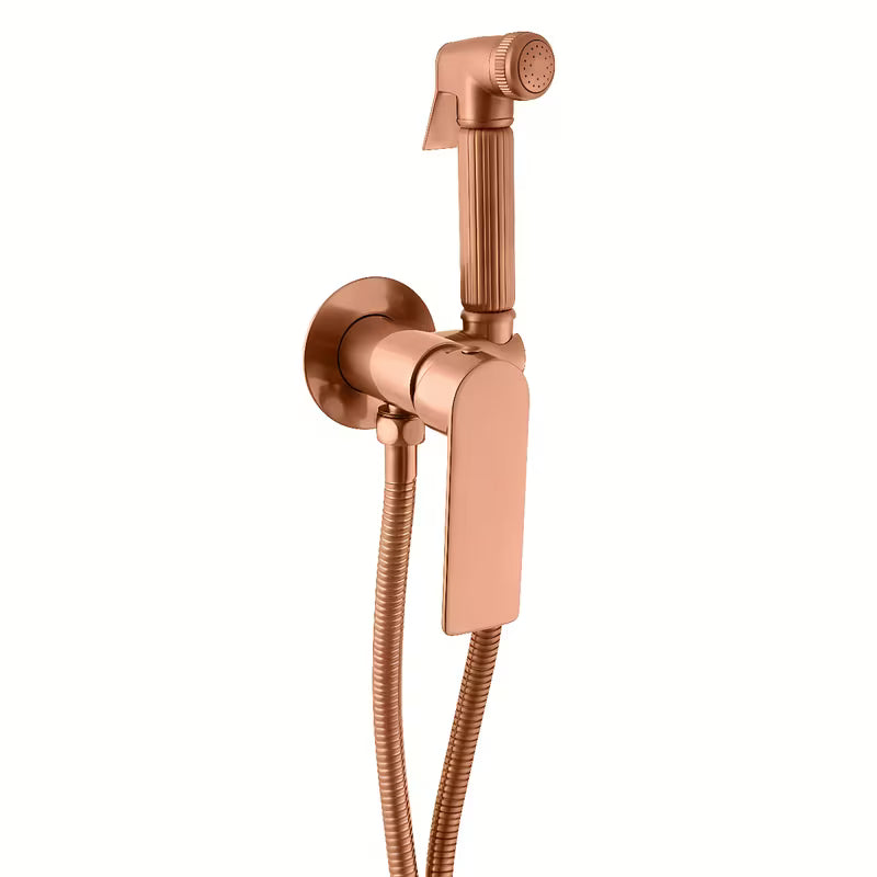 Potinkinė bidė maišytuvas Rav Slezak Nil rose gold brushed spalvos su PVD danga