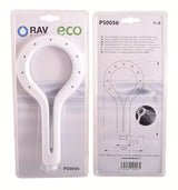 Rankinis dušas Rav Slezak chromo / baltos spalvos, su viena srovės padėtimi, skersmuo 12 cm.