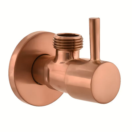 Kampinis ventilis Rav Slezak rose gold brushed spalvos su keramine galvute