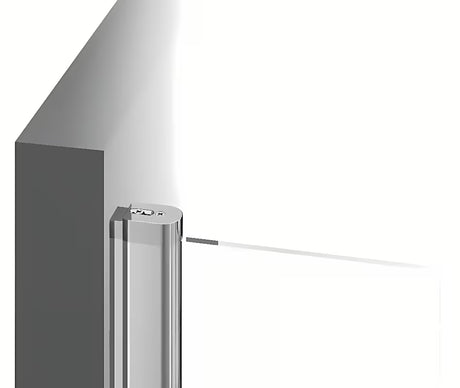 Dušo durų šoninė sienelė  Ravak Chrome 100 cm su skaidriu stiklu Transparent ir danga Ravak anticalc®.