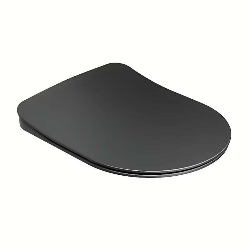 Juodas KLOZETO dangtis Ravak Uni Chrome Flat iš duroplasto su softclose ir EasyLock