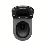Juodas KLOZETO dangtis Ravak Uni Chrome Flat iš duroplasto su softclose ir EasyLock