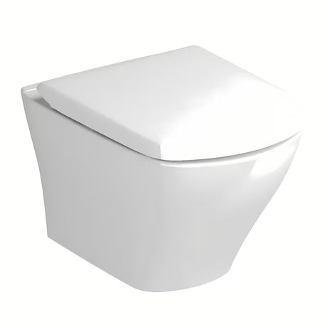 Baltas KLOZETO dangtis Ravak Classic su lėto nusileidimo sistema softclose pro KLOZETAS Classic RimOff